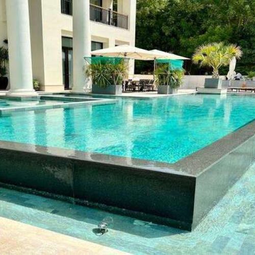 Swimming pool project jumeirah island
